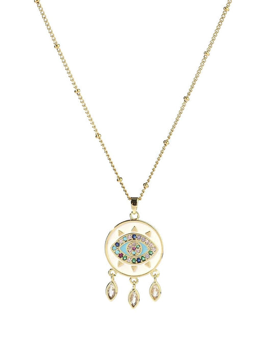 Salty Osun Evil Eye Necklace
