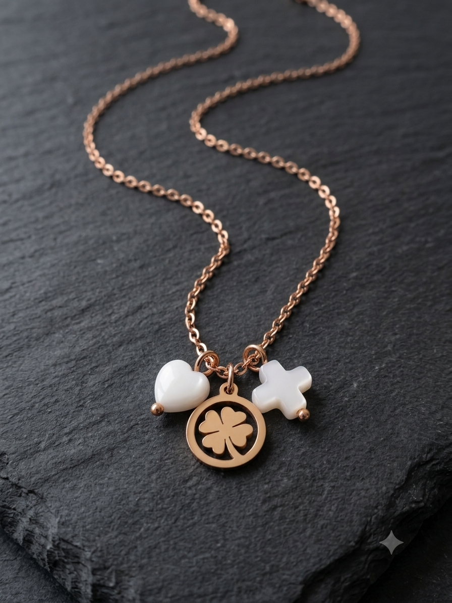 The Faith, Hope & Love Charm Necklace