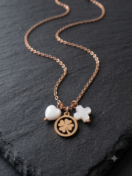 The Faith, Hope & Love Charm Necklace