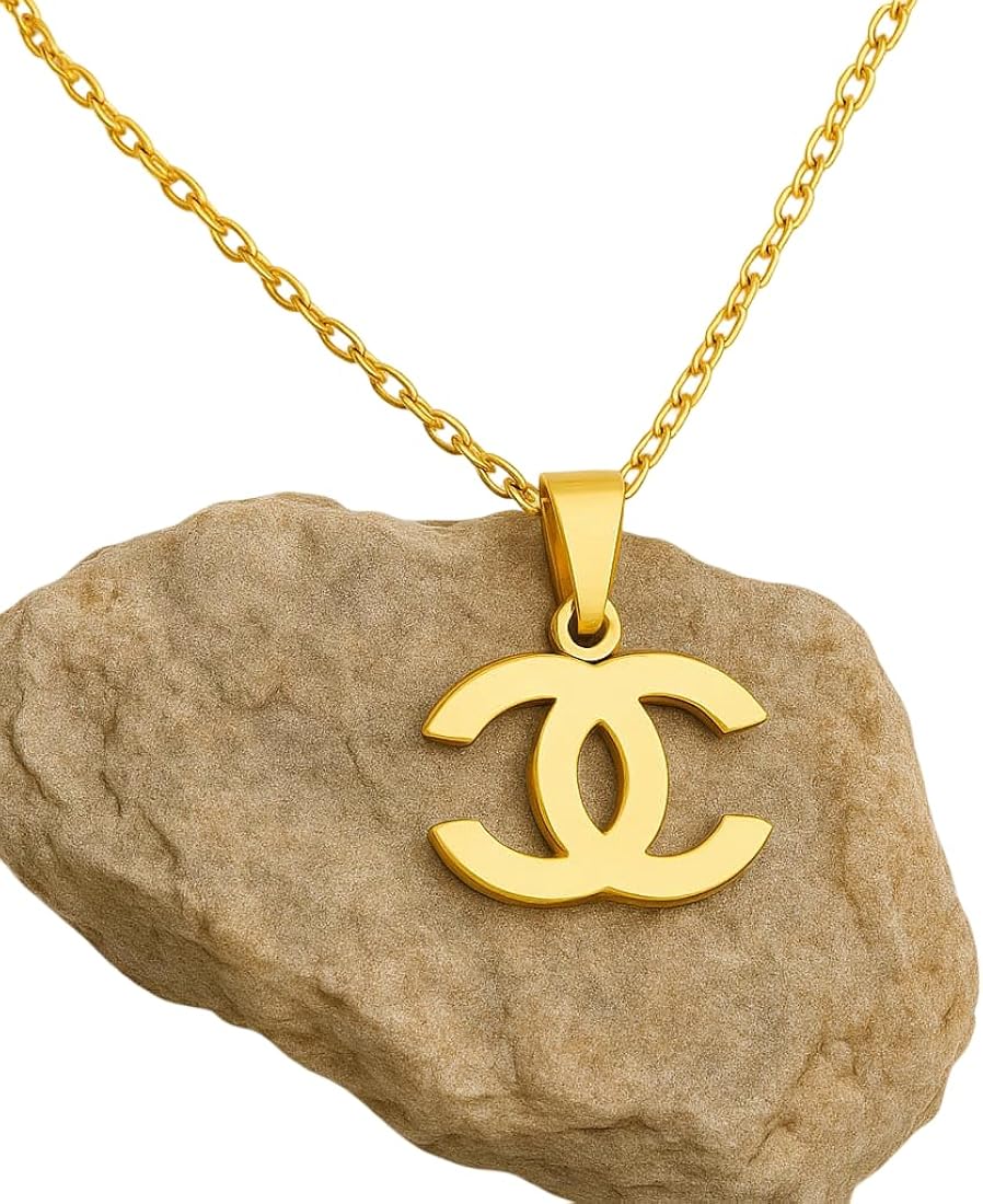 Interlocking CC Logo Pendant