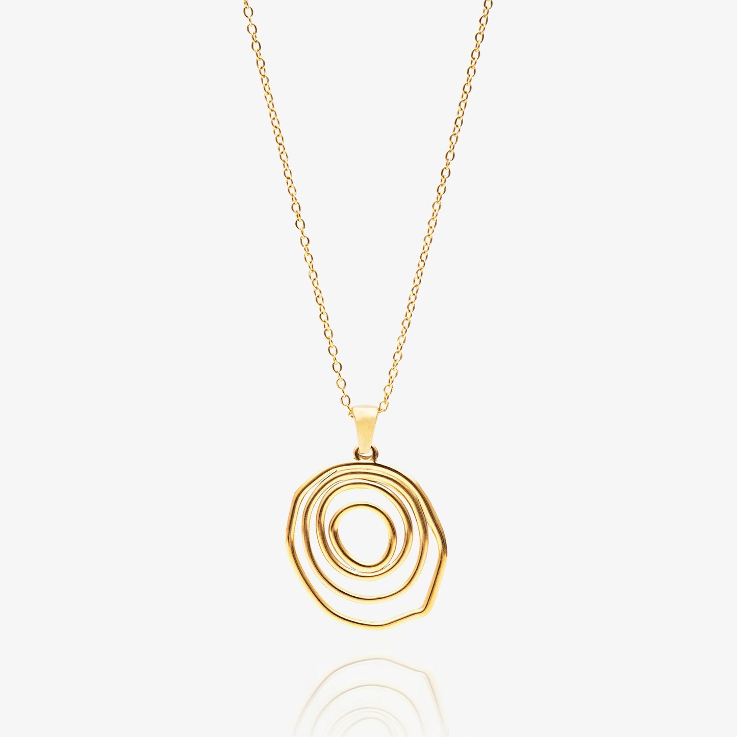Abstract Spiral Necklace