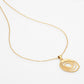 Abstract Spiral Necklace