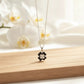 Black Leaf Clover Pendant - Anti-Tarnish